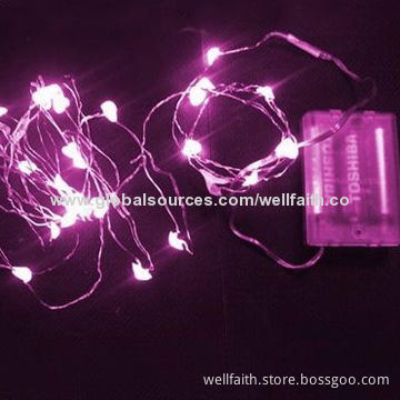 LED flashing holiday decorative copper string light